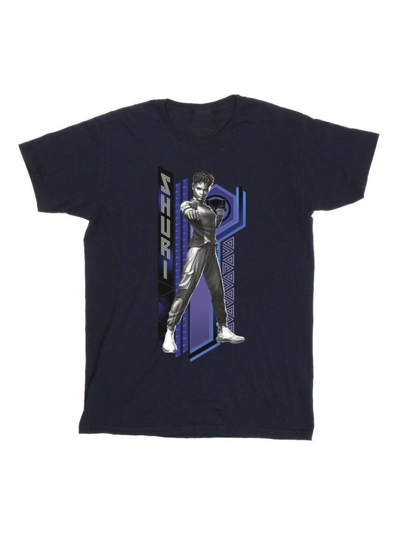 Marvel - T-shirt WAKANDA FOREVER Bleu marine - Kiabi