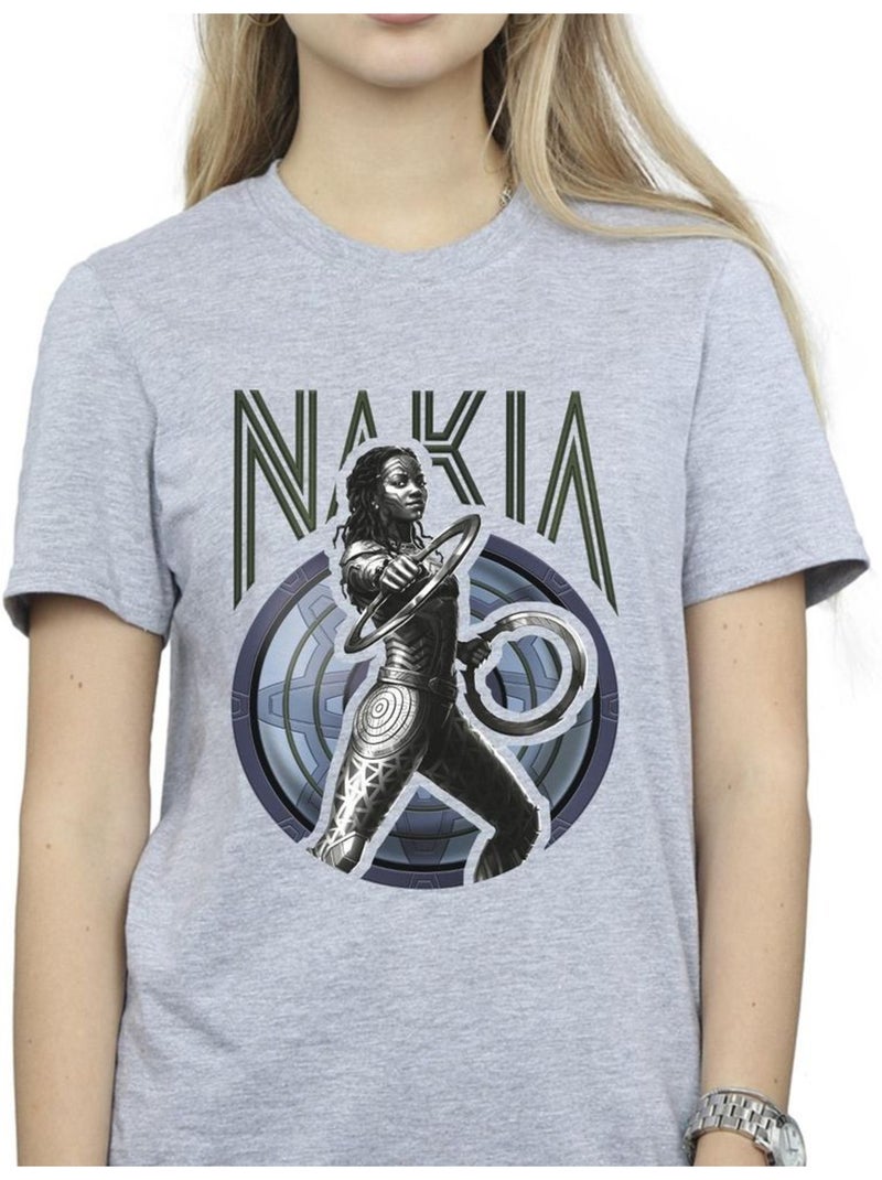 Marvel - T-shirt WAKANDA FOREVER Gris chiné - Kiabi