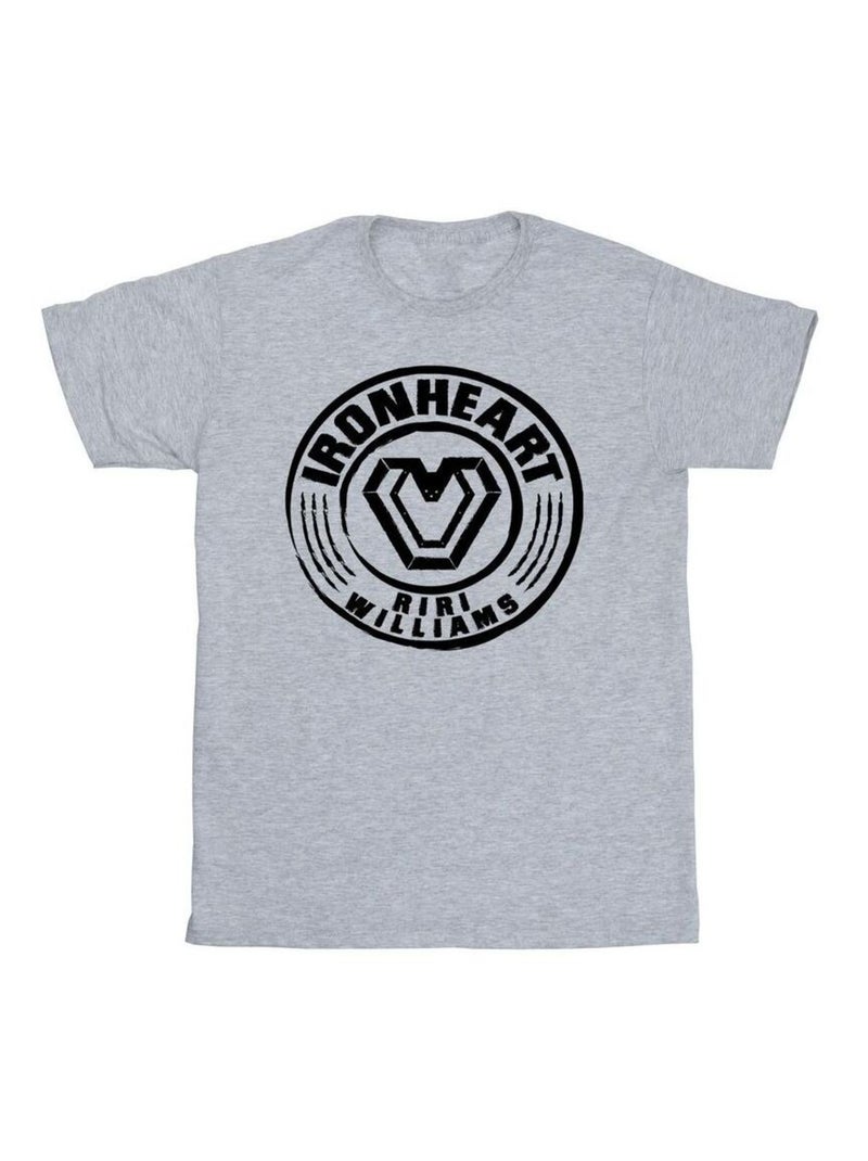 Marvel - T-shirt WAKANDA FOREVER Gris chiné - Kiabi