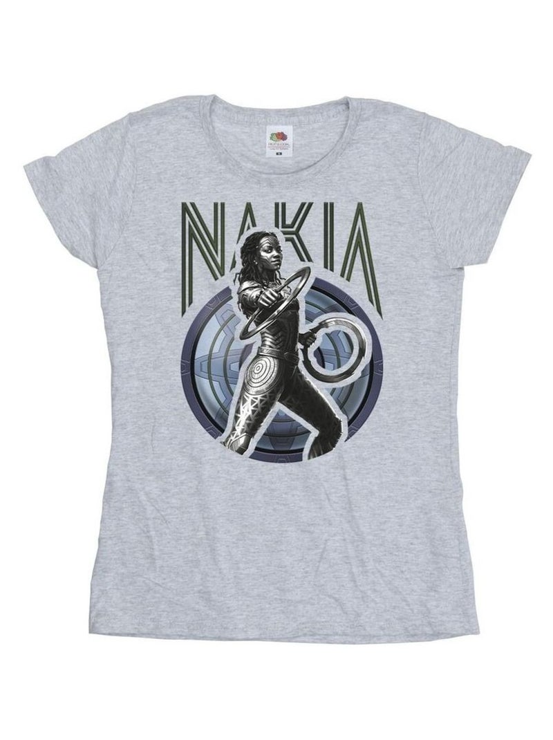 Marvel - T-shirt WAKANDA FOREVER Gris chiné - Kiabi