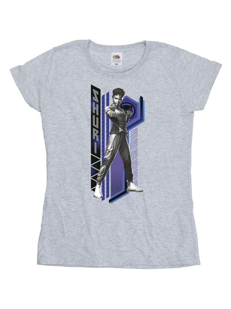 Marvel - T-shirt WAKANDA FOREVER Gris chiné - Kiabi