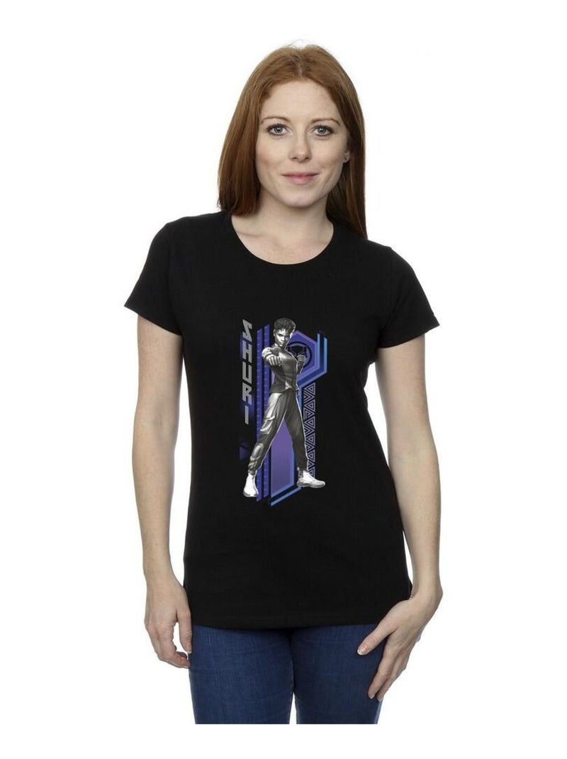 Marvel - T-shirt WAKANDA FOREVER Noir - Kiabi