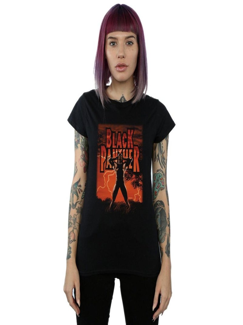 Marvel - T-shirt WAKANDA Noir - Kiabi