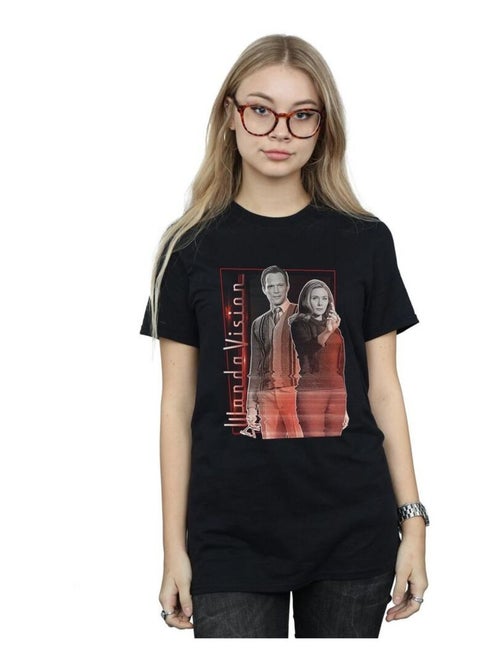 Marvel - T-shirt WANDAVISION INTERFERENCE - Kiabi