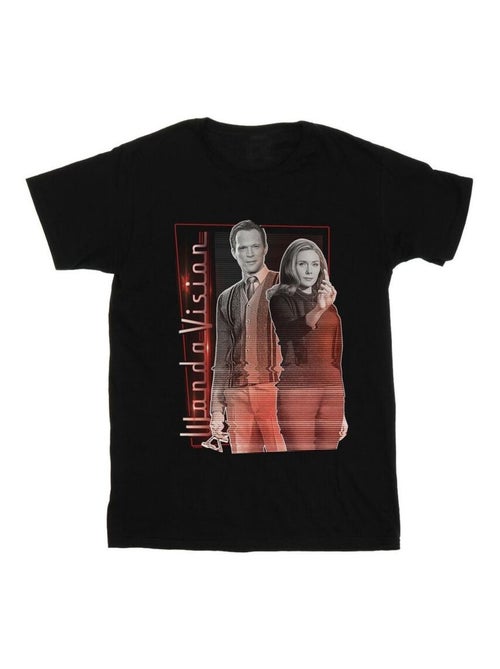 Marvel - T-shirt WANDAVISION INTERFERENCE - Kiabi
