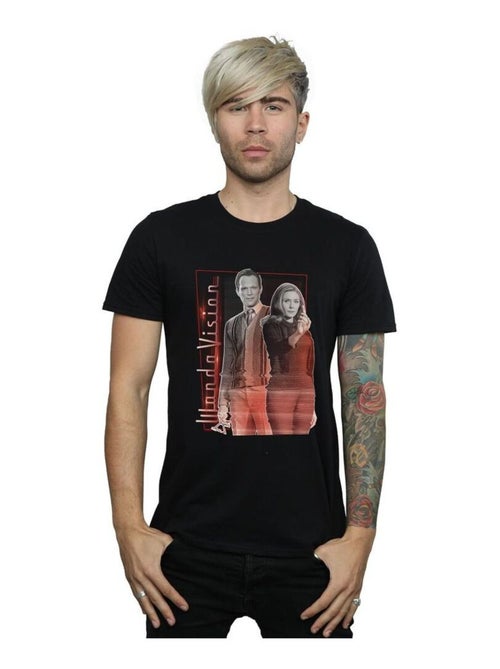 Marvel - T-shirt WANDAVISION INTERFERENCE - Kiabi