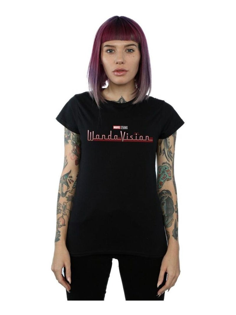 Marvel - T-shirt WANDAVISION Noir - Kiabi