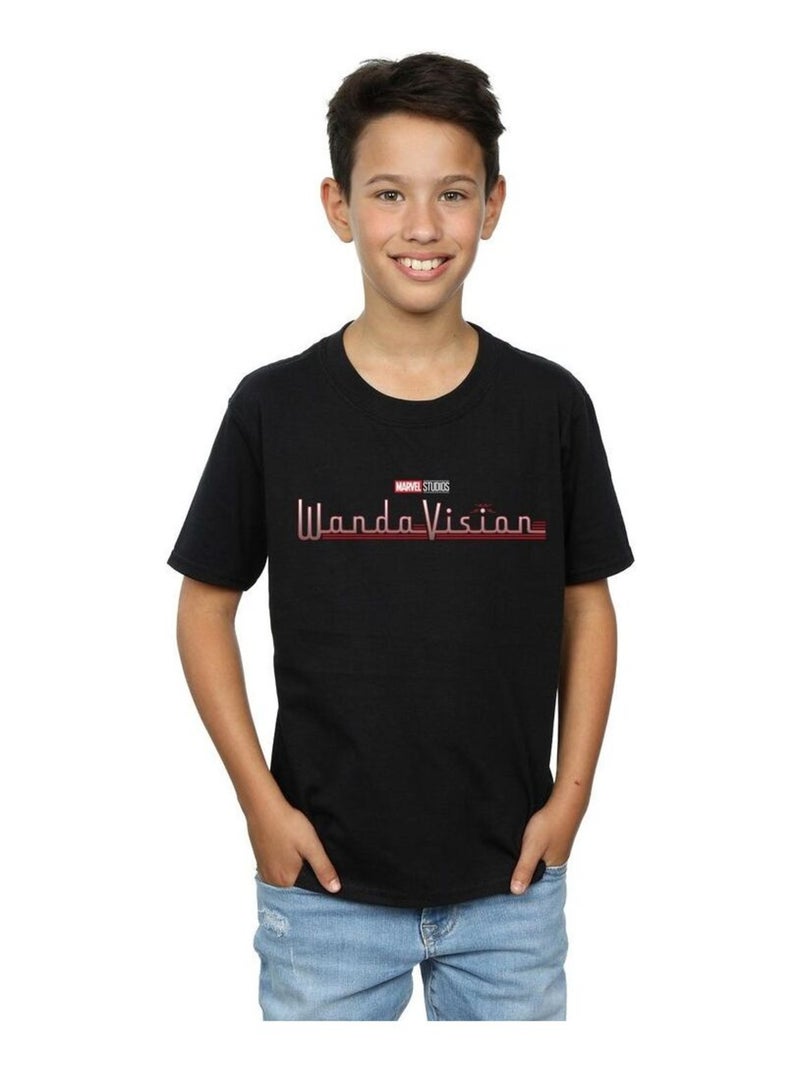 Marvel - T-shirt WANDAVISION Noir - Kiabi