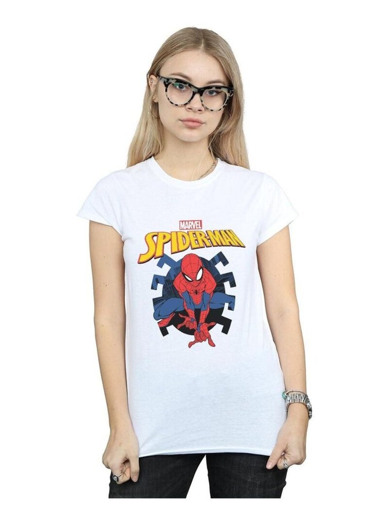 Marvel - T-shirt WEB SHOOTING Blanc - Kiabi