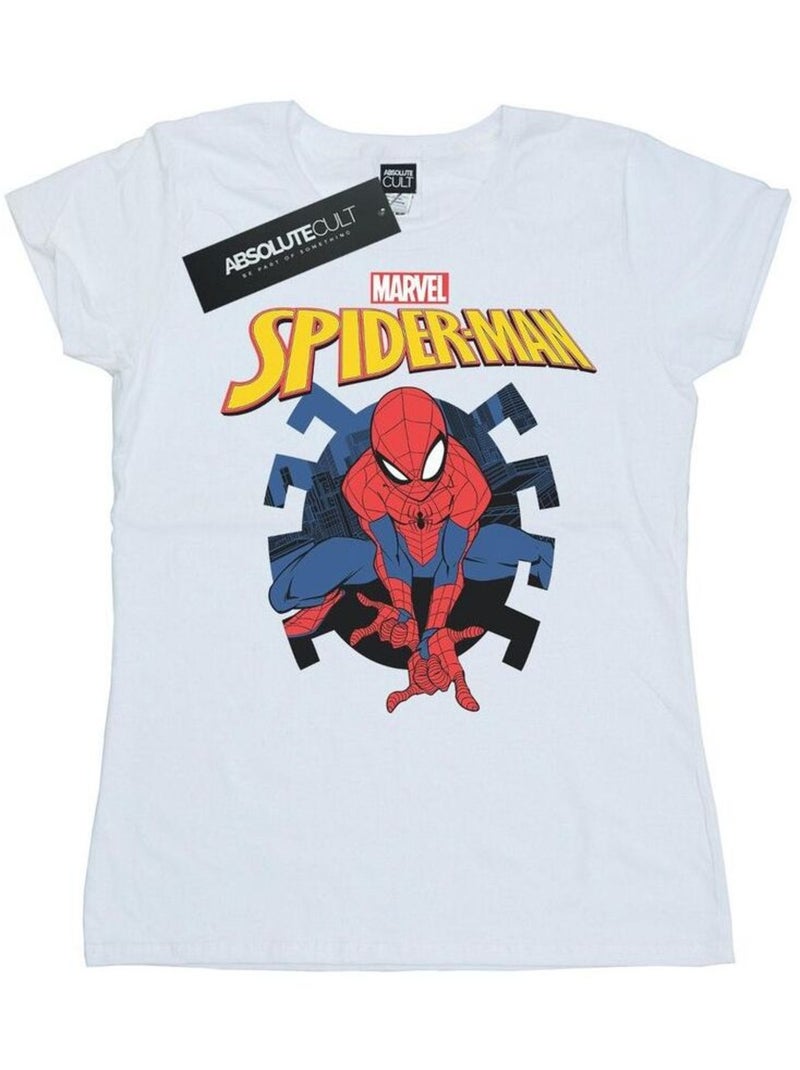 Marvel - T-shirt WEB SHOOTING Blanc - Kiabi