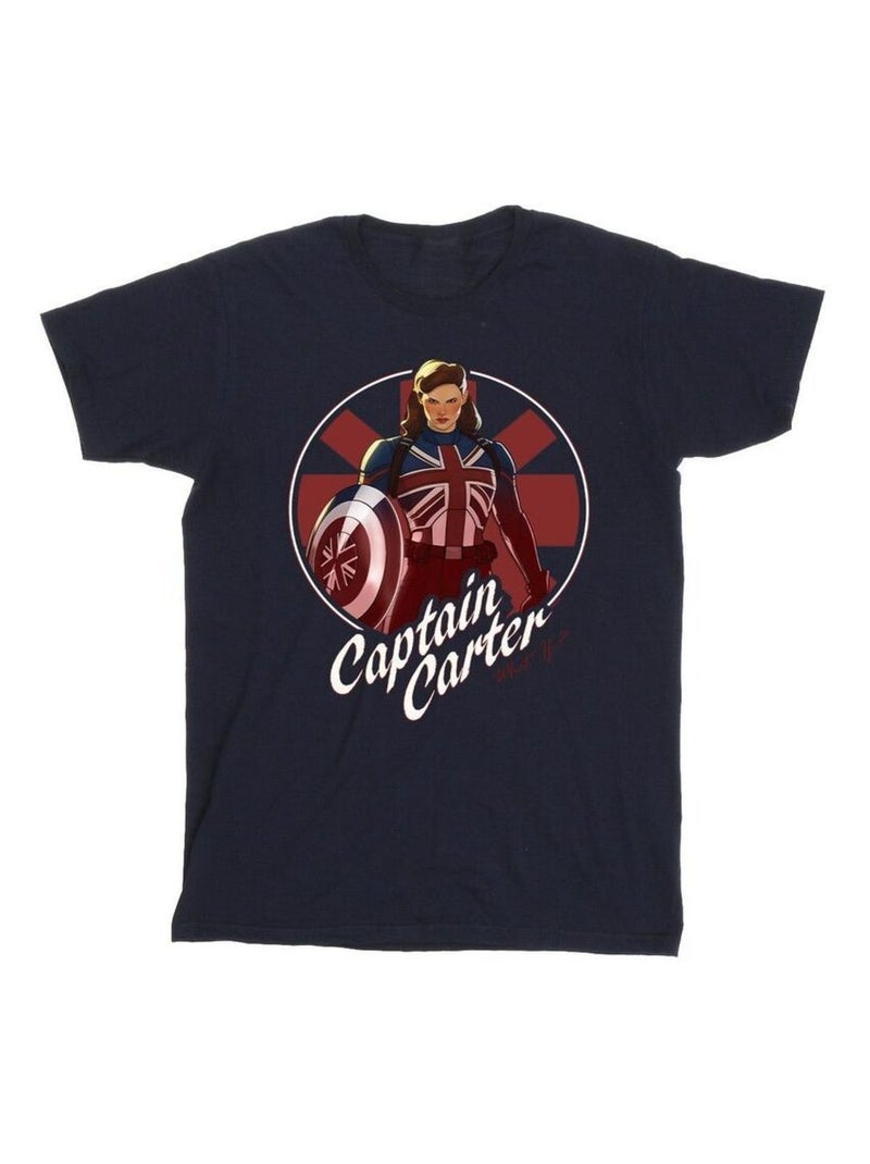 Marvel - T-shirt WHAT IF Bleu marine - Kiabi
