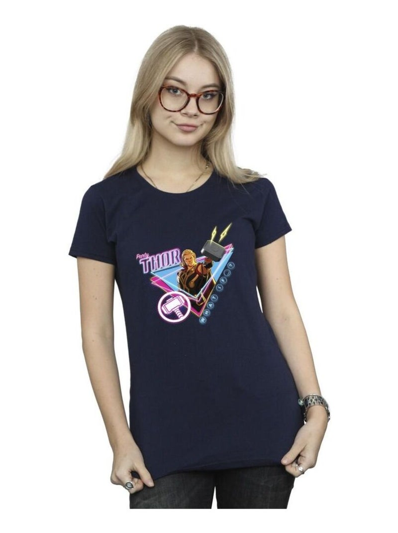 Marvel - T-shirt WHAT IF Bleu marine - Kiabi