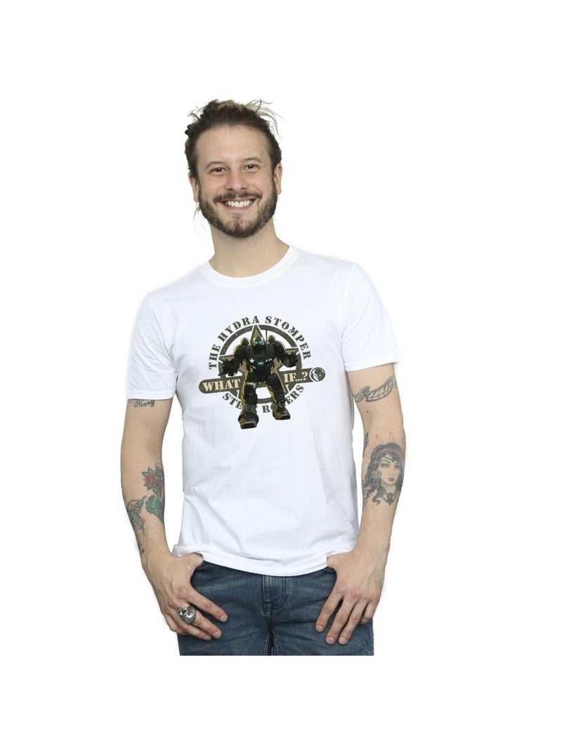 Marvel - T-shirt WHAT IF HYDRA STOMPER RODGERS Blanc - Kiabi