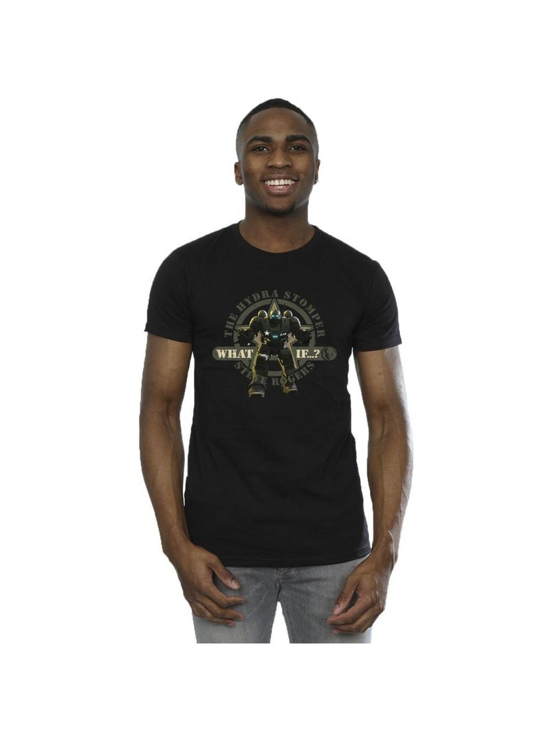 Marvel - T-shirt WHAT IF HYDRA STOMPER RODGERS Noir - Kiabi