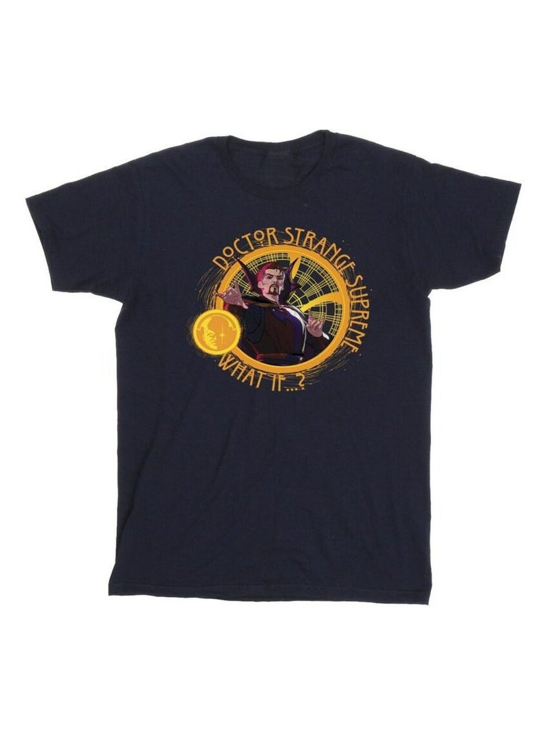 Marvel - T-shirt WHAT IF SUPREME Bleu marine - Kiabi