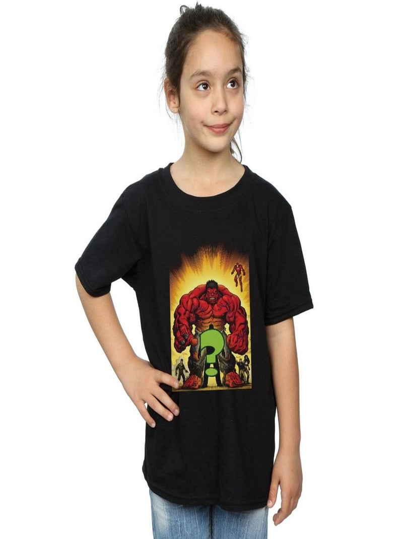 Marvel - T-shirt WHO IS THE Noir - Kiabi