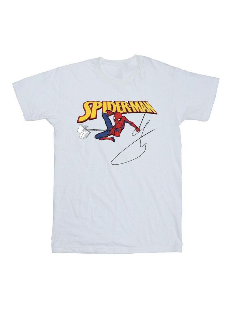 Marvel - T-shirt WITH A BOOK Blanc - Kiabi