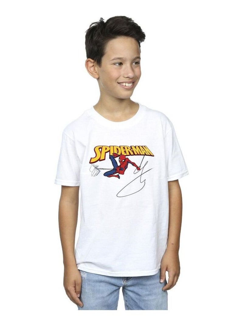 Marvel - T-shirt WITH A BOOK Blanc - Kiabi