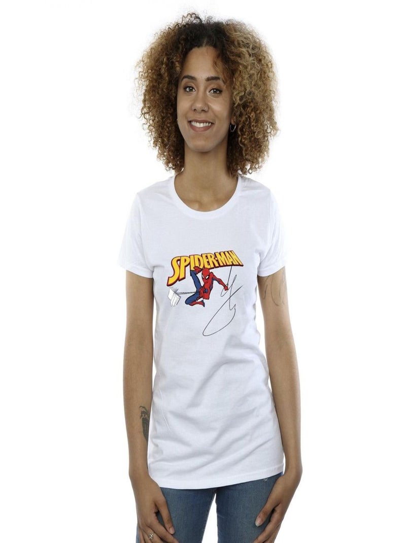 Marvel - T-shirt WITH A BOOK Blanc - Kiabi