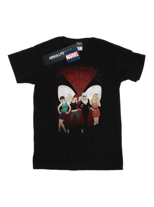 Marvel - T-shirt WOMEN OF SPIDER-MAN - Kiabi Marvel - T-shirt WOMEN OF SPIDER-MAN - Kiabi