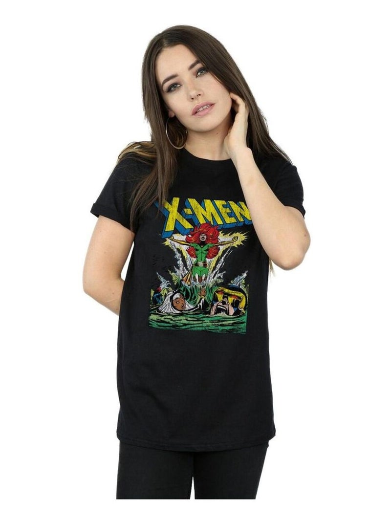 Marvel - T-shirt X-MEN ENTER THE PHOENIX Noir - Kiabi