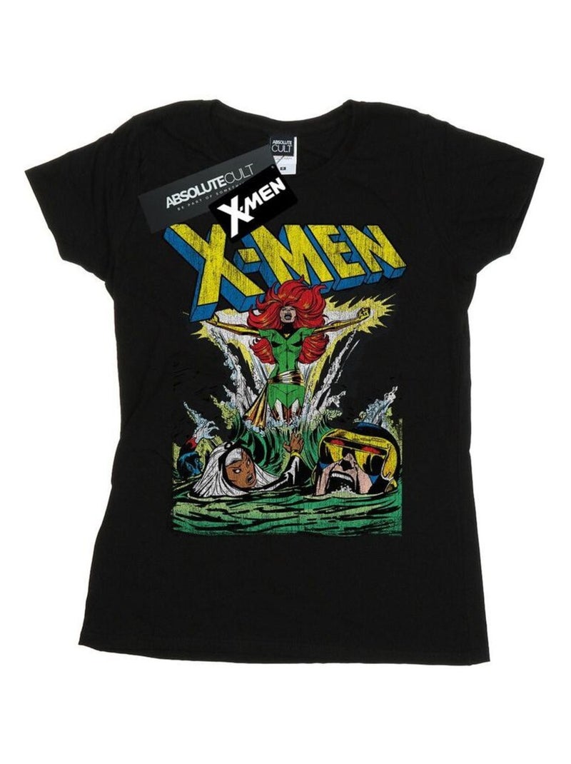 Marvel - T-shirt X-MEN ENTER THE PHOENIX Noir - Kiabi