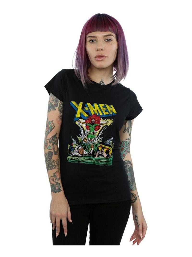 Marvel - T-shirt X-MEN ENTER THE PHOENIX Noir - Kiabi