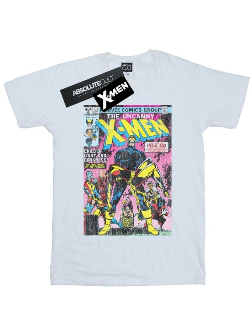 Marvel - T-shirt X-MEN FINAL PHASE OF PHOENIX Blanc - Kiabi