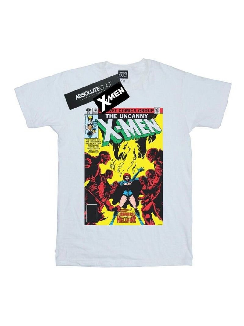 Marvel - T-shirt X-MEN PHOENIX BLACK QUEEN Blanc - Kiabi