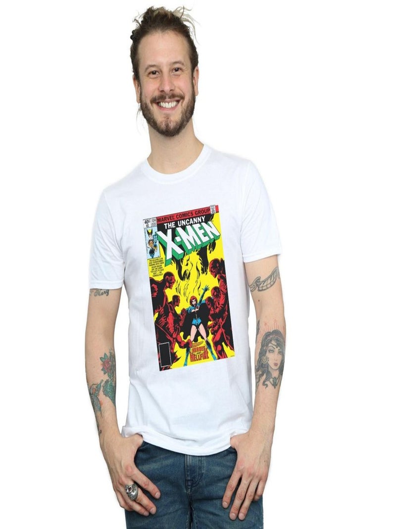 Marvel - T-shirt X-MEN PHOENIX BLACK QUEEN Blanc - Kiabi
