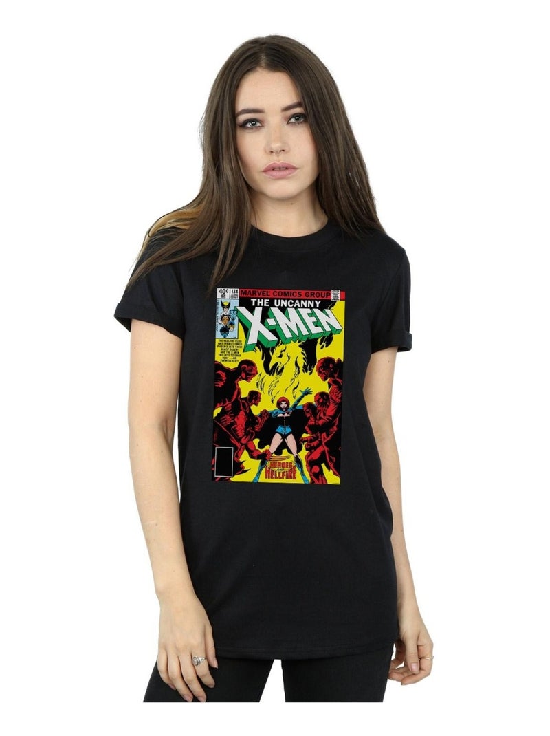 Marvel - T-shirt X-MEN PHOENIX BLACK QUEEN Noir - Kiabi