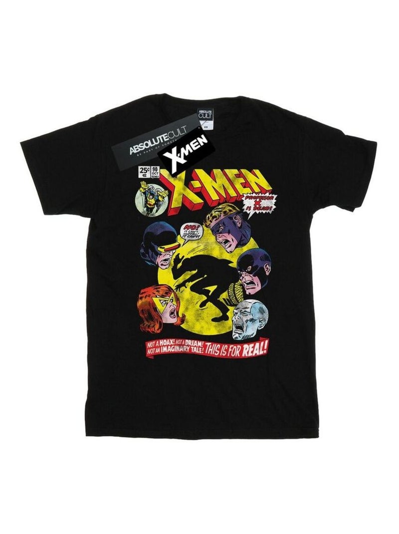 Marvel - T-shirt X-MEN PROFESSOR IS DEAD Noir - Kiabi