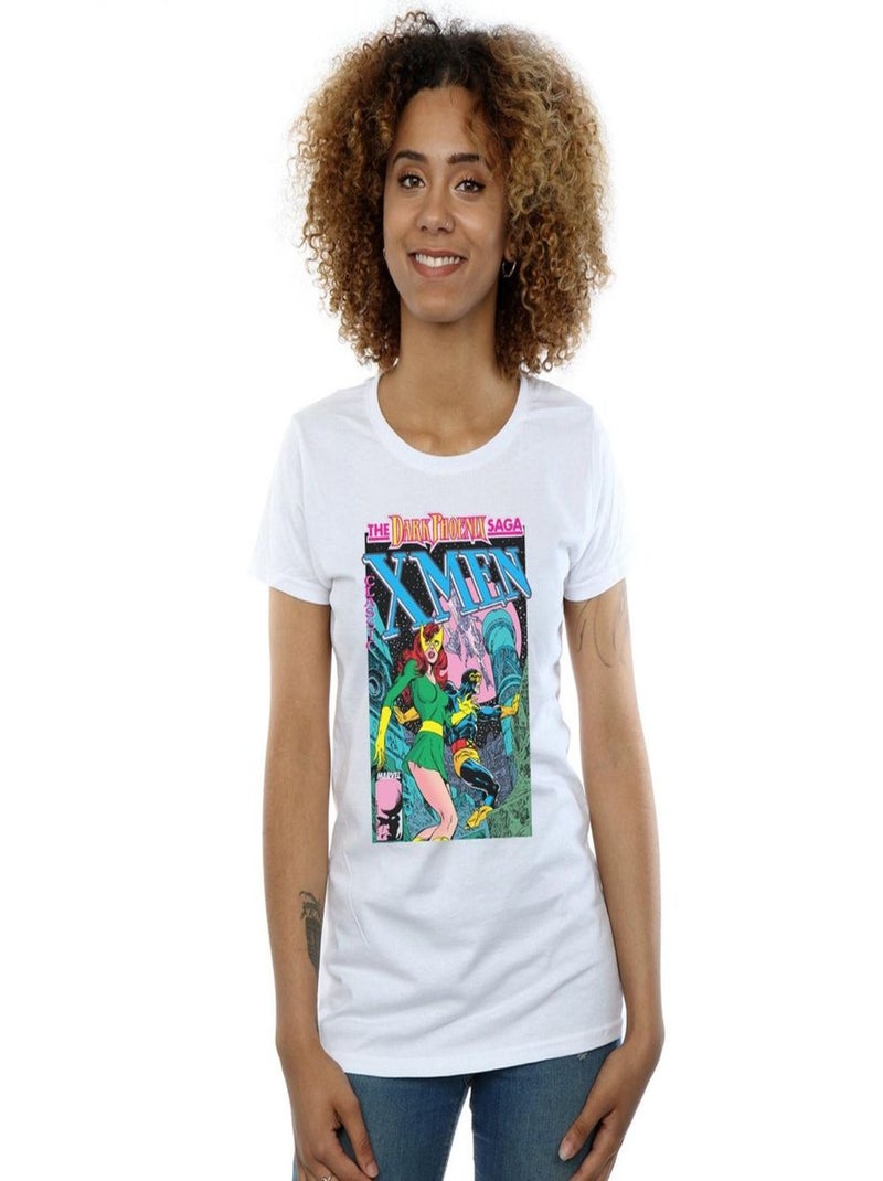 Marvel - T-shirt X-MEN THE DARK PHOENIX SAGA Blanc - Kiabi
