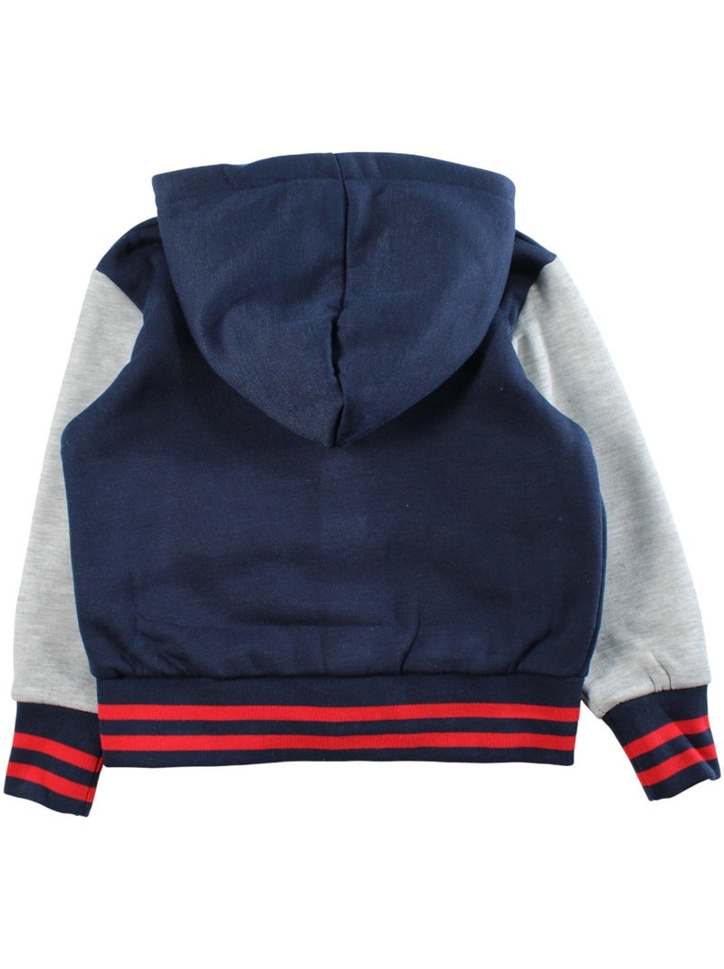 Marvel - Veste à capuche Spiderman garçon Bleu marine - Kiabi