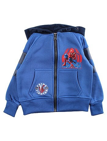 Marvel - Veste sweat à capuche garçon à imprimé
