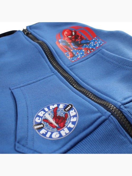 Marvel - Veste sweat à capuche garçon à imprimé - Kiabi