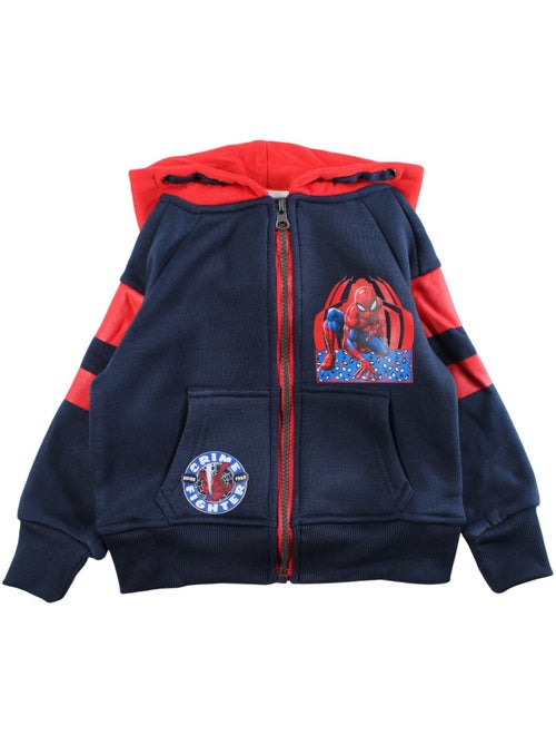 Marvel - Veste sweat à capuche garçon à imprimé - Kiabi