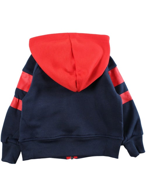 Marvel - veste zippée à capuche imprimée, manches longues - Kiabi