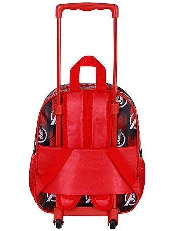 Marvel Avengers Almighty Sac à dos 3D à Roulettes Petit, Rouge