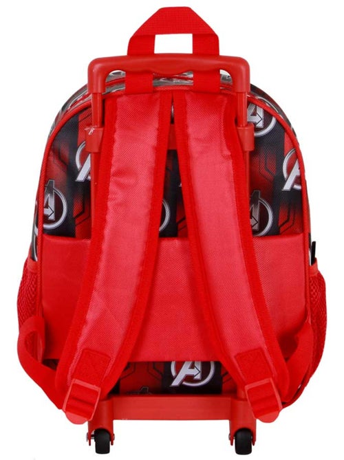 Marvel Avengers Almighty Sac à dos 3D à Roulettes Petit, Rouge - Kiabi