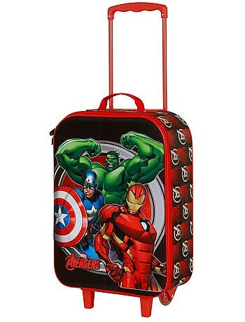 Marvel Avengers Almighty Valise à Roulettes Soft 3D, Rouge