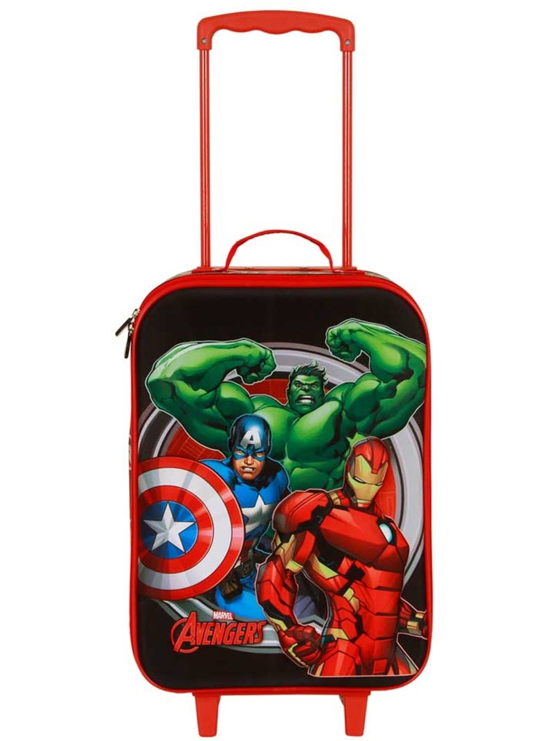 Marvel Avengers Almighty Valise à Roulettes Soft 3D, Rouge Rouge - Kiabi