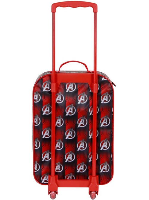 Marvel Avengers Almighty Valise à Roulettes Soft 3D, Rouge - Kiabi