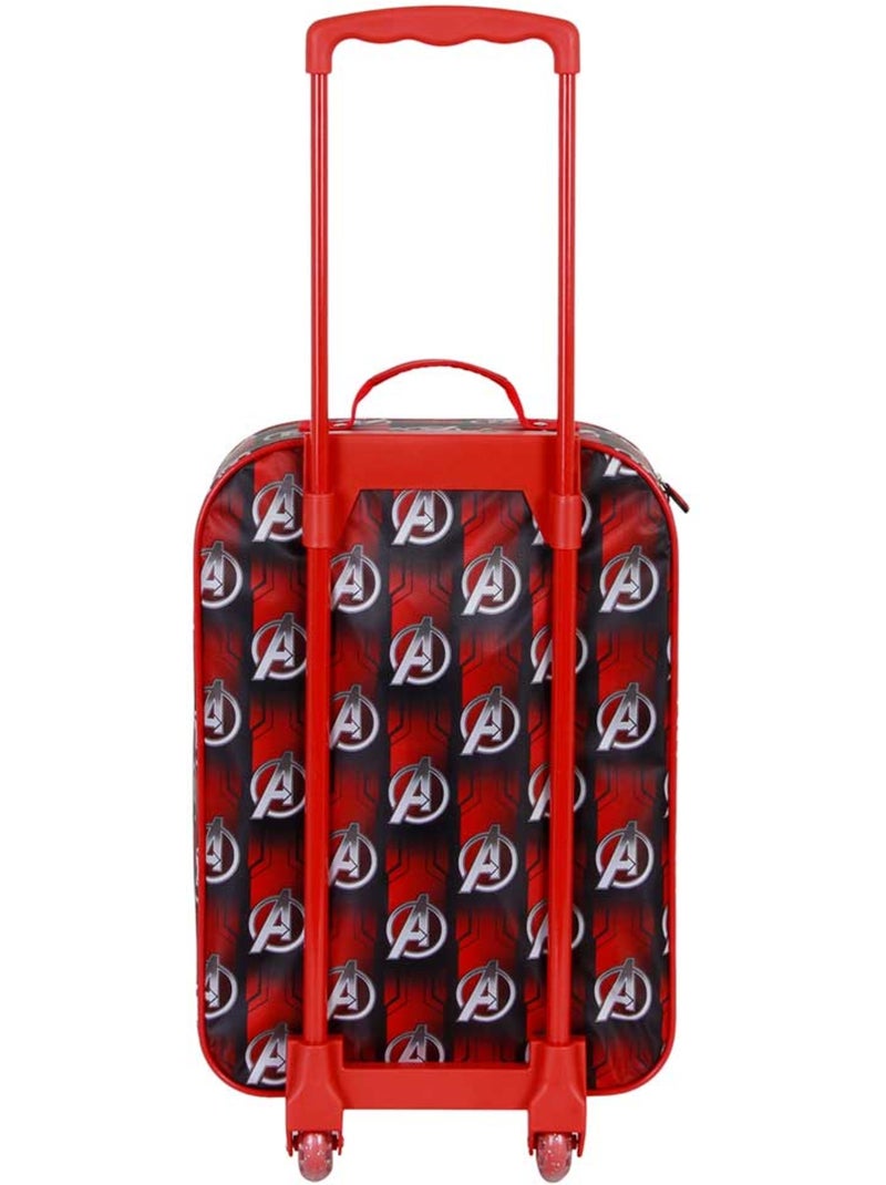 Marvel Avengers Almighty Valise à Roulettes Soft 3D, Rouge Rouge - Kiabi