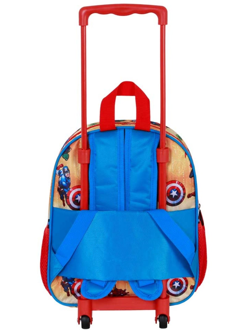 Marvel Avengers Attack Sac à dos 3D à Roulettes Petit, Rouge Rouge - Kiabi