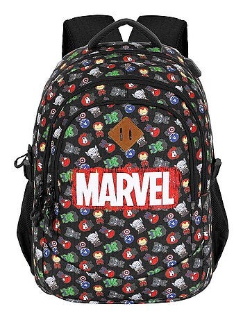 Marvel Avengers Chibi Sac à dos Running PLUS, Noir
