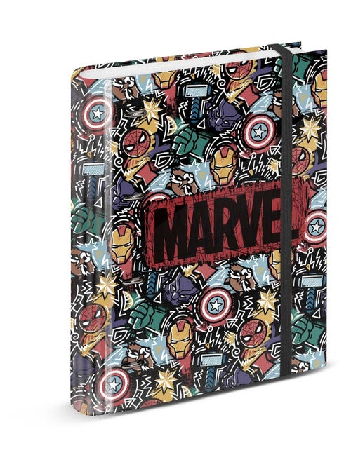 Marvel Avengers Fun Classeur 4 Anneaux Papier Quadrillé, Noir - Kiabi Marvel Avengers Fun Classeur 4 Anneaux Papier Quadrillé, Noir - Kiabi