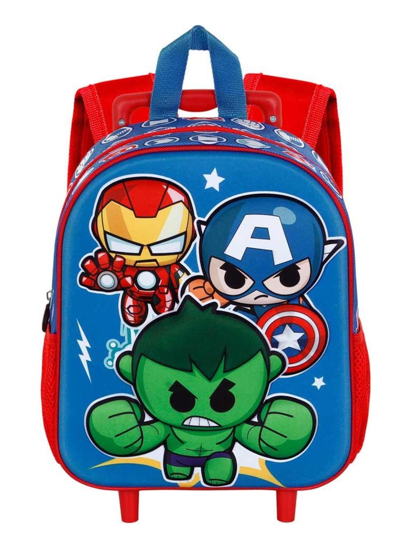Marvel Avengers Mini Heroes Sac à dos 3D à Roulettes Petit, Multicolore Multicolore - Kiabi