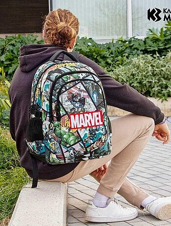 Marvel Avengers React Sac à dos Running PLUS, Multicolore