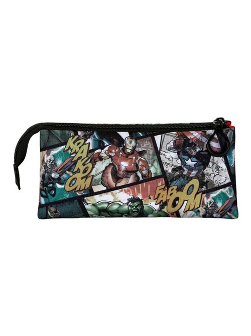 Marvel Avengers React Trousse Triple, Multicolore - Kiabi